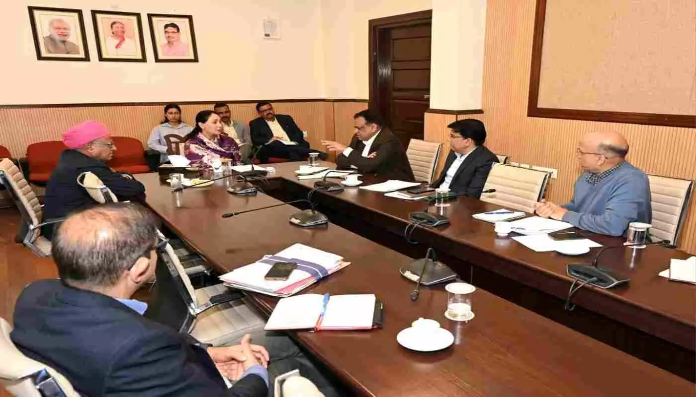 जयपुर: उपमुख्यमंत्री दिया कुमारी की अध्यक्षता में पर्यटन, कला एवं संस्कृति विभाग के विकास कार्यों की गहन समीक्षा, धरोहर संरक्षण और ग्रामीण पर्यटन पर बड़ा फोकस जयपुर: उपमुख्यमंत्री दिया कुमारी की अध्यक्षता में पर्यटन, कला एवं संस्कृति विभाग के विकास कार्यों की गहन समीक्षा, धरोहर संरक्षण और ग्रामीण पर्यटन पर बड़ा फोकस