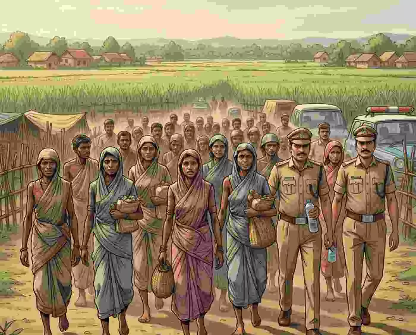 प्रतापगढ़ में 53 आदिवासी मजदूरों को महाराष्ट्र से मुक्त कराया गया, दलालों के खिलाफ कार्रवाई प्रतापगढ़ में 53 आदिवासी मजदूरों को महाराष्ट्र से मुक्त कराया गया, दलालों के खिलाफ कार्रवाई