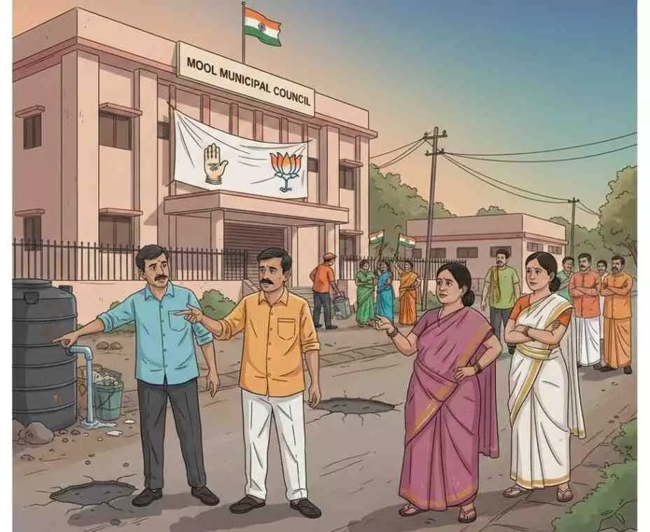 मूल नगरपरिषद चुनाव परिणाम: स्थानीय मुद्दों पर मतदाताओं का फैसला, कांग्रेस को बढ़त, भाजपा को झटका मूल नगरपरिषद चुनाव परिणाम: स्थानीय मुद्दों पर मतदाताओं का फैसला, कांग्रेस को बढ़त, भाजपा को झटका