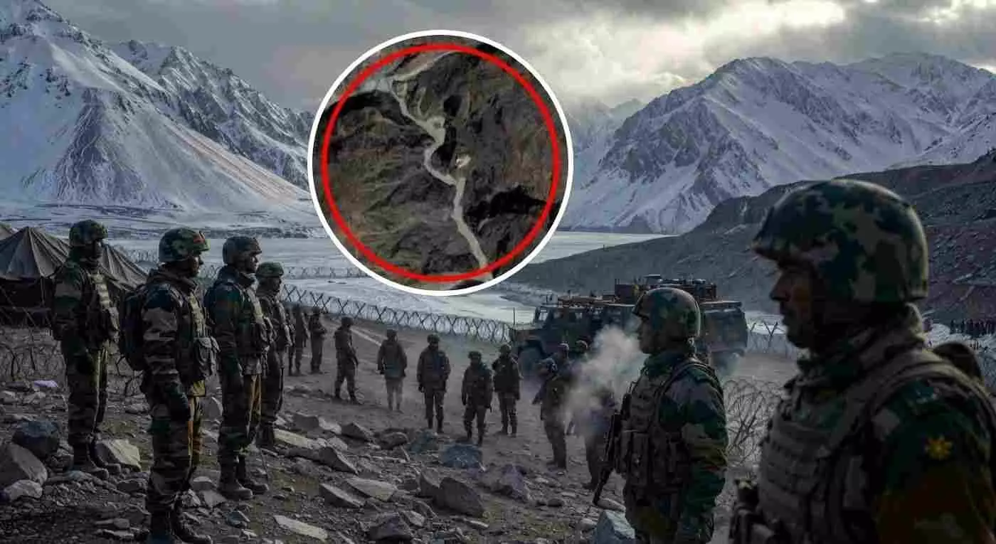 Ai Generated image of the clash between India and China after 45 years in Galwan Ghati Ai Generated image of the clash between India and China after 45 years in Galwan Ghati