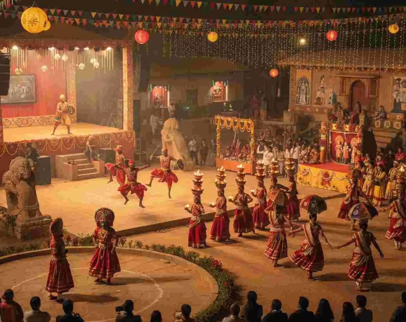 उदयपुर में शिल्पग्राम उत्सव में बंगाल और उत्तर प्रदेश की लोक कलाओं का शानदार प्रदर्शन