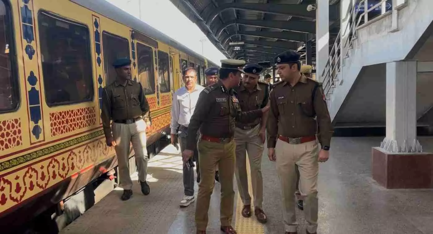 जैसलमेर में RPF आईजी ज्योति कुमार सतीजा का दौरा,