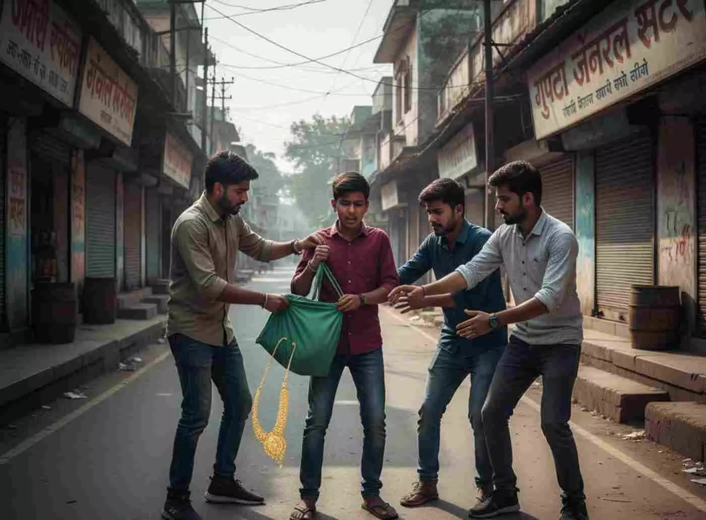 भीलवाड़ा में दिनदहाड़े सर्राफा व्यापारी के पुत्र से सोने की लूट, पुलिस जांच में जुटी भीलवाड़ा में दिनदहाड़े सर्राफा व्यापारी के पुत्र से सोने की लूट, पुलिस जांच में जुटी