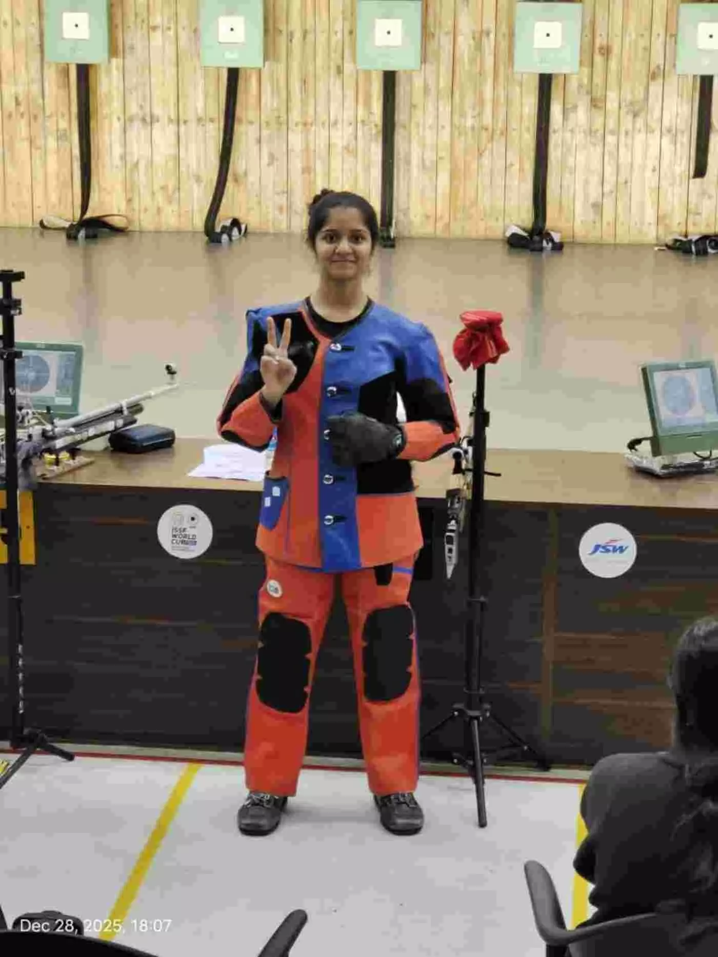 भोपाल में 68वीं नेशनल शूटिंग चैंपियनशिप में स्तुति पारीक ने रचा कीर्तिमान, 10 मीटर एयर राइफल में हासिल किया नेशनल प्लेयर दर्जा भोपाल में 68वीं नेशनल शूटिंग चैंपियनशिप में स्तुति पारीक ने रचा कीर्तिमान, 10 मीटर एयर राइफल में हासिल किया नेशनल प्लेयर दर्जा