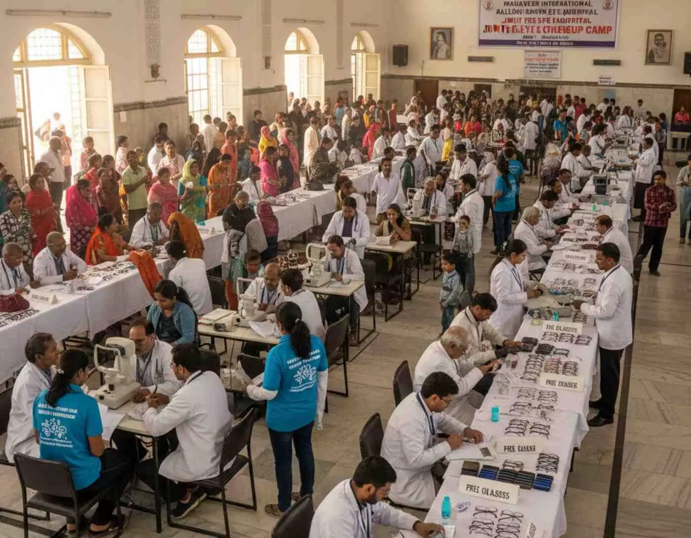 विशाल निःशुल्क नेत्र जांच शिविर आमेट में: मरीजों को मिलेगी मुफ्त ऑपरेशन और स्वास्थ्य सुविधाएँ विशाल निःशुल्क नेत्र जांच शिविर आमेट में: मरीजों को मिलेगी मुफ्त ऑपरेशन और स्वास्थ्य सुविधाएँ