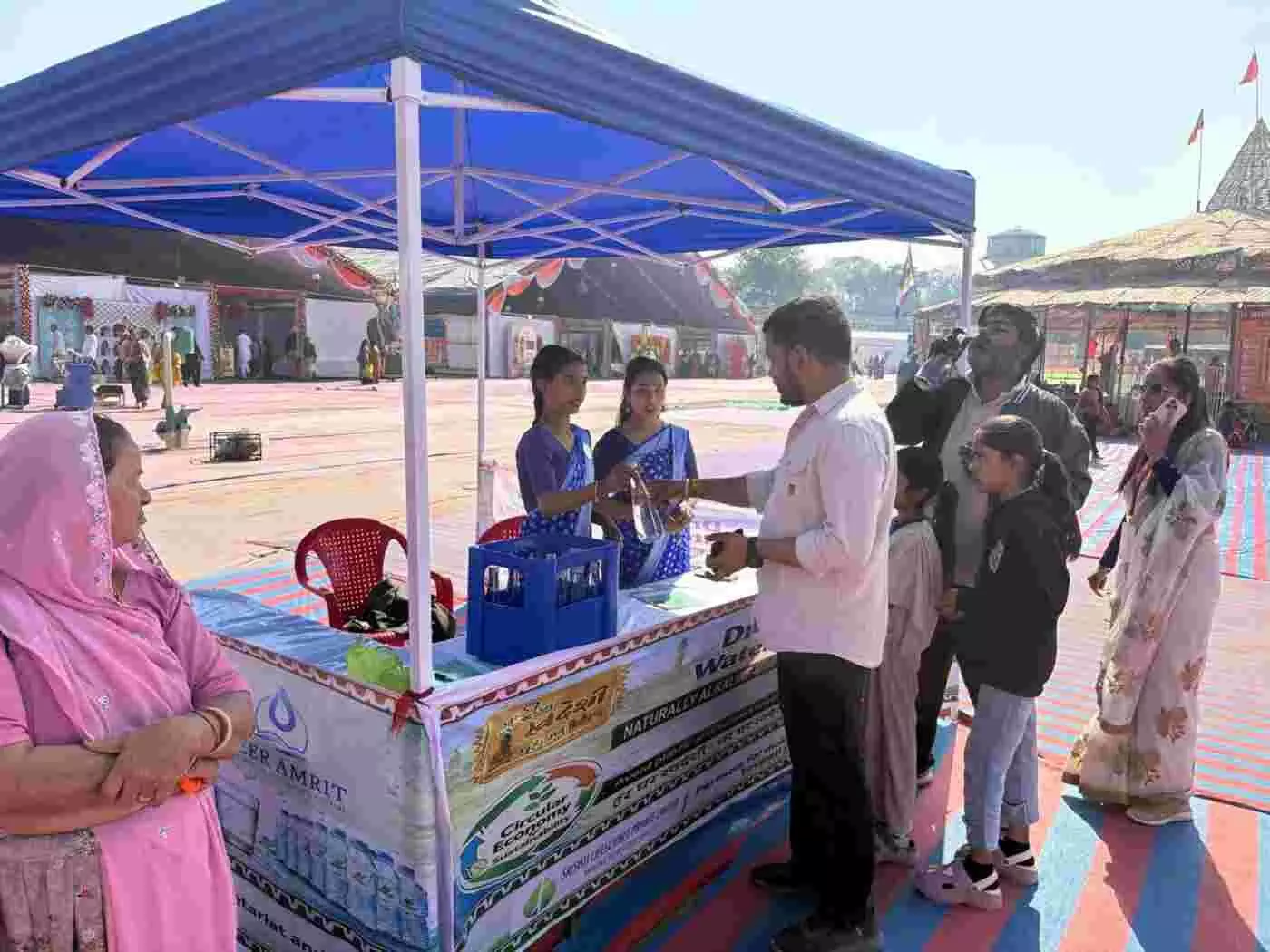 चित्तौड़गढ़ में राष्ट्रीय स्वदेशी महोत्सव में ‘नीर अमृत’ की अनूठी पर्यावरणीय पहल