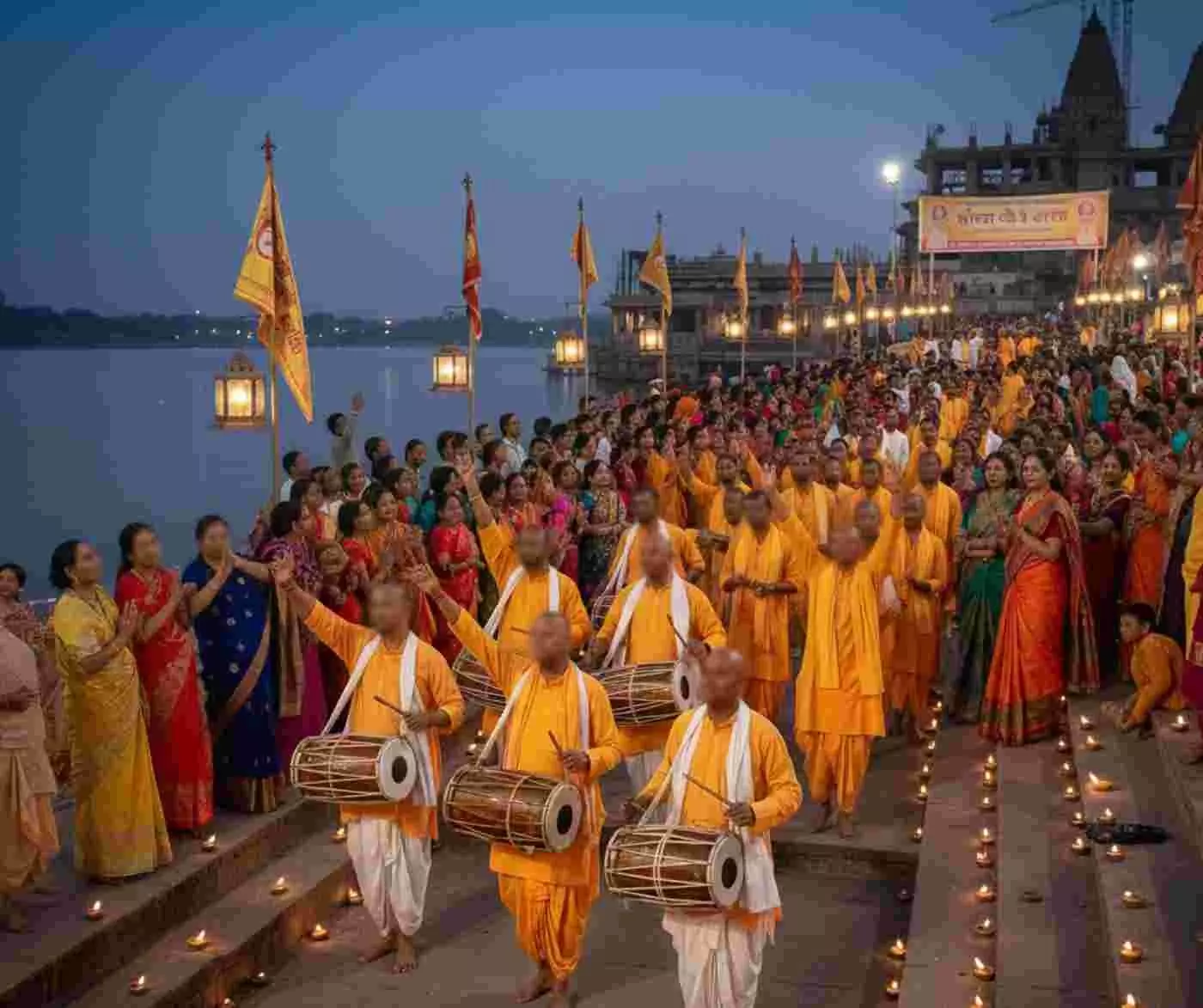 Ai generated image.उदयपुर में गणगौर घाट पर इस्कॉन कोवे का भव्य हरिनाम संकीर्तन कार्यक्रम Ai generated image.उदयपुर में गणगौर घाट पर इस्कॉन कोवे का भव्य हरिनाम संकीर्तन कार्यक्रम