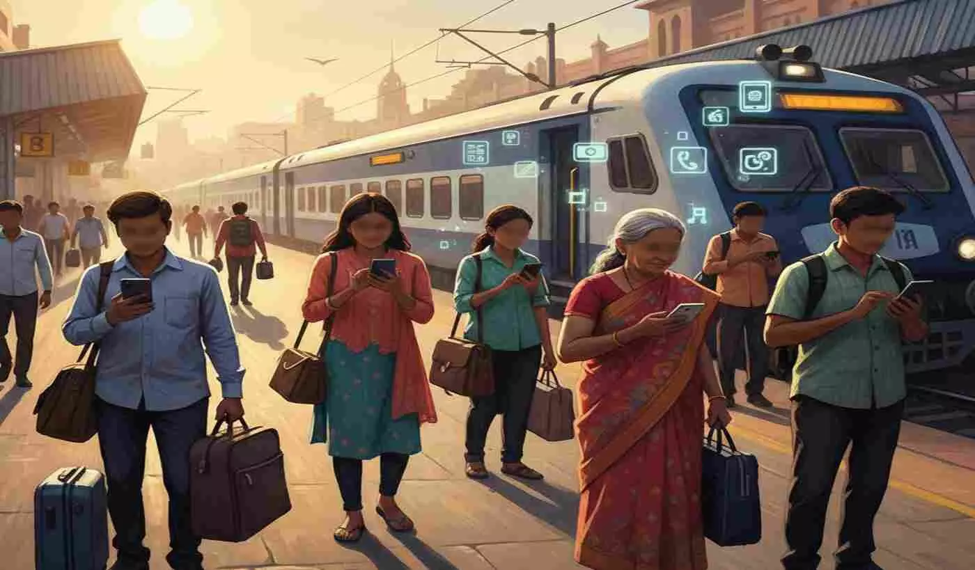 जयपुर में रेल यात्रियों के लिए डिजिटल सौगात: रेलवन ऐप से अनारक्षित टिकट पर 3% छूट का ऐलान जयपुर में रेल यात्रियों के लिए डिजिटल सौगात: रेलवन ऐप से अनारक्षित टिकट पर 3% छूट का ऐलान