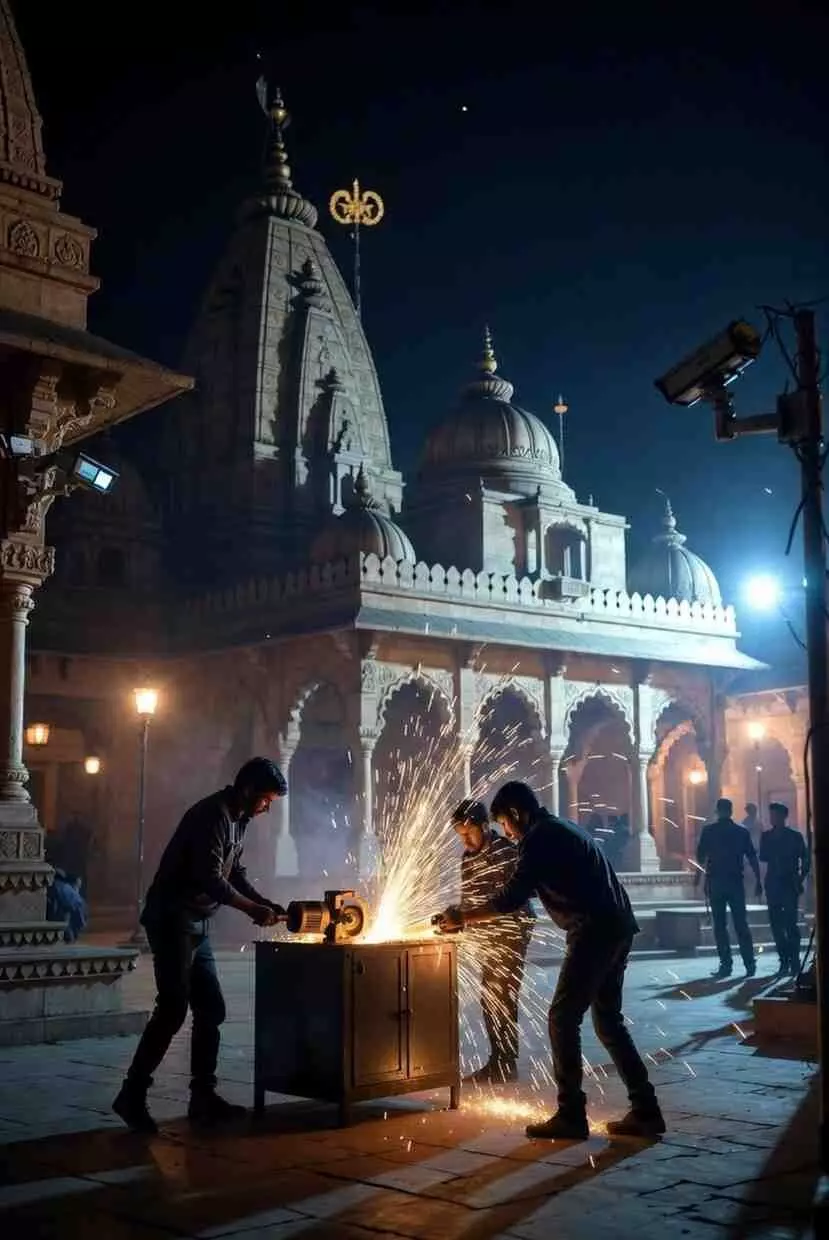 बहिलवाड़ा के बेरात माताजी मंदिर में बड़ी चोरी;