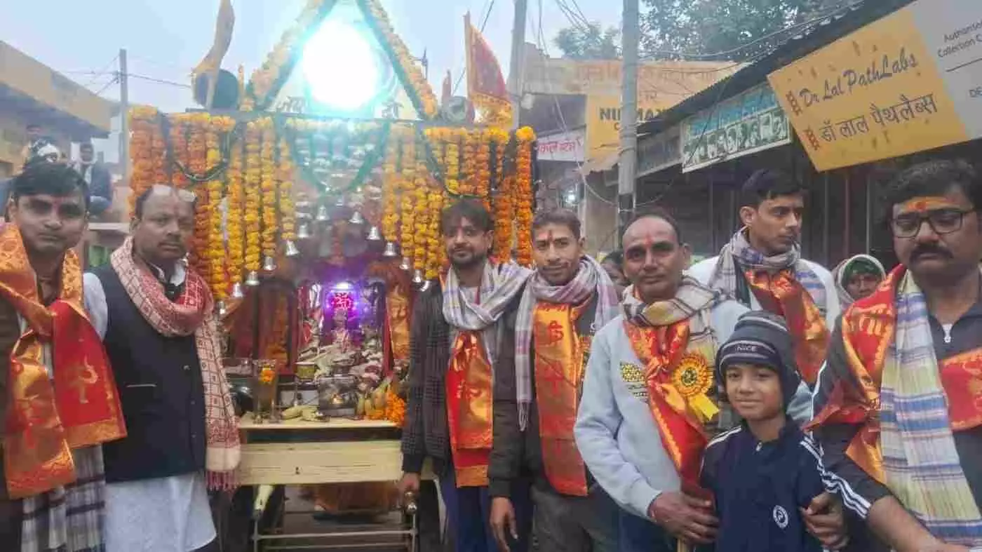 शहर डीग में धूमधाम के साथ हुई 19वीं कैला देवी पदयात्रा, नववर्ष में मां के दर्शन की तैयारियाँ शहर डीग में धूमधाम के साथ हुई 19वीं कैला देवी पदयात्रा, नववर्ष में मां के दर्शन की तैयारियाँ