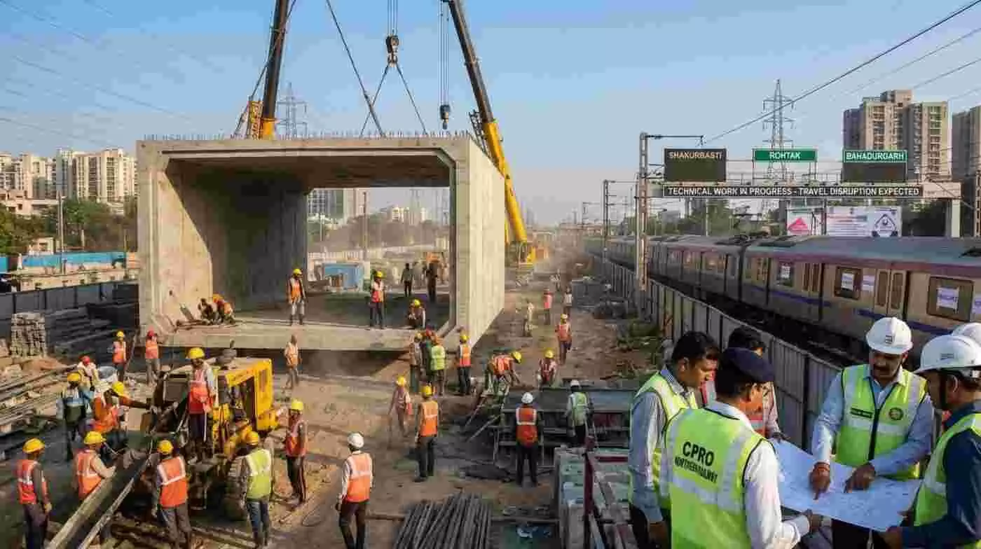 दिल्ली में शकूरबस्ती-बठिण्डा रेलखंड पर तकनीकी कार्य, कई ट्रेनें रद्द या मार्ग परिवर्तित दिल्ली में शकूरबस्ती-बठिण्डा रेलखंड पर तकनीकी कार्य, कई ट्रेनें रद्द या मार्ग परिवर्तित