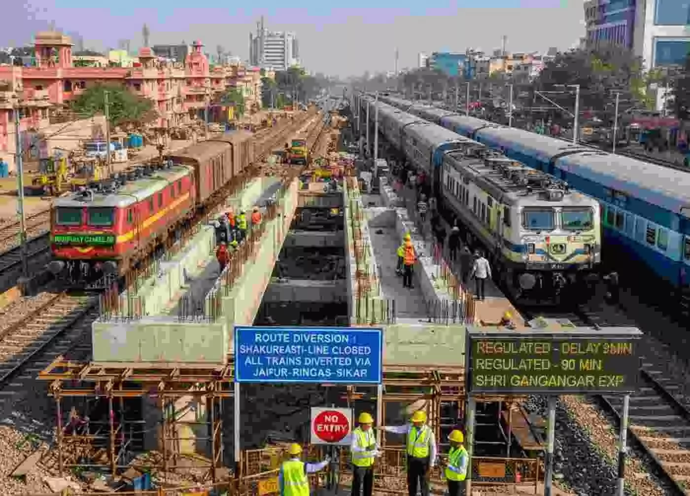 जयपुर में शकूरबस्ती-बठिण्डा रेलखंड पर तकनीकी कार्य, रेल सेवाएं प्रभावित जयपुर में शकूरबस्ती-बठिण्डा रेलखंड पर तकनीकी कार्य, रेल सेवाएं प्रभावित