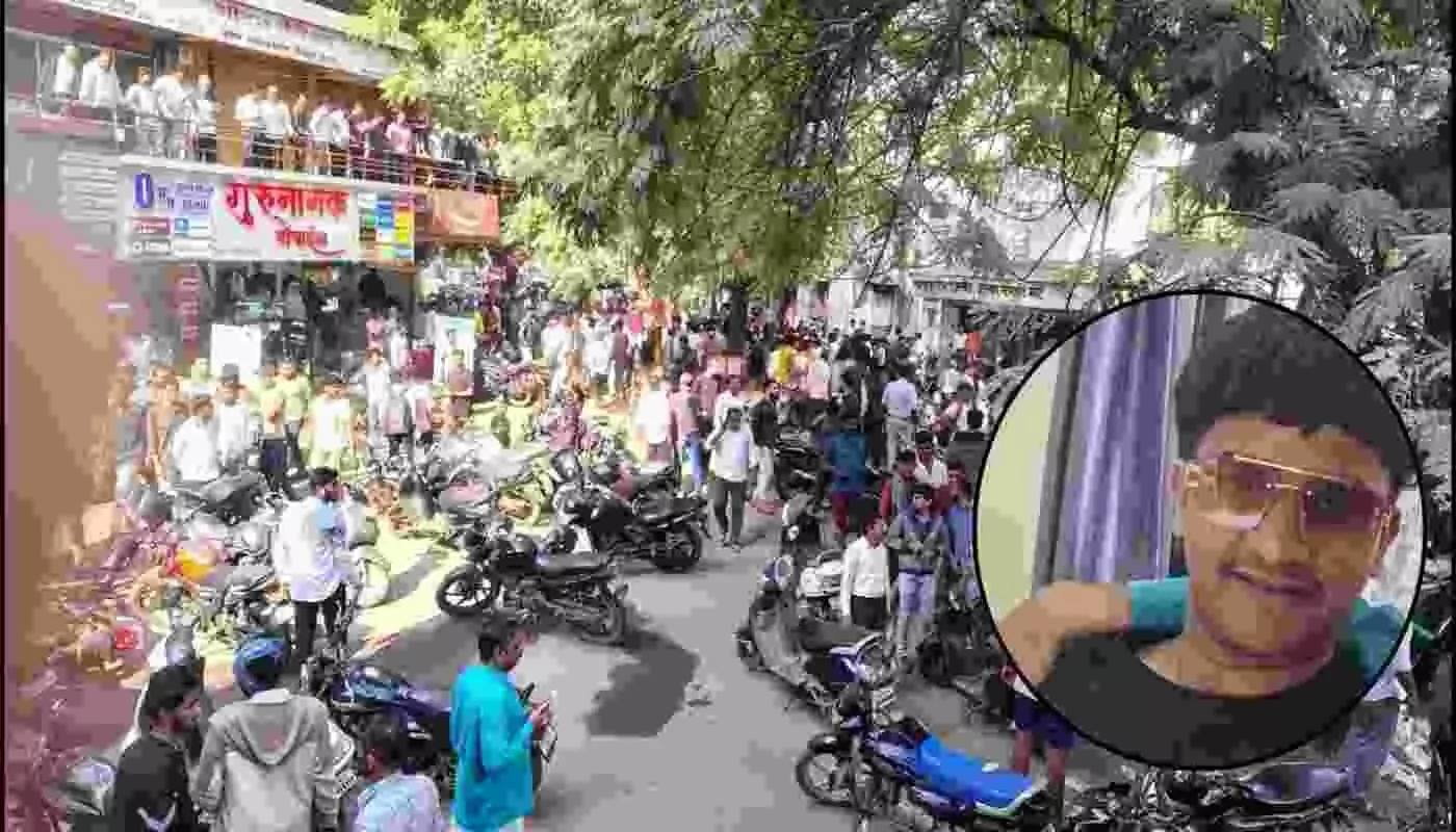 Knife attack in Golani Market in Jalgaon: 18 year old Sai Gorade murdered, accused friend Shubham Sonawane arrested