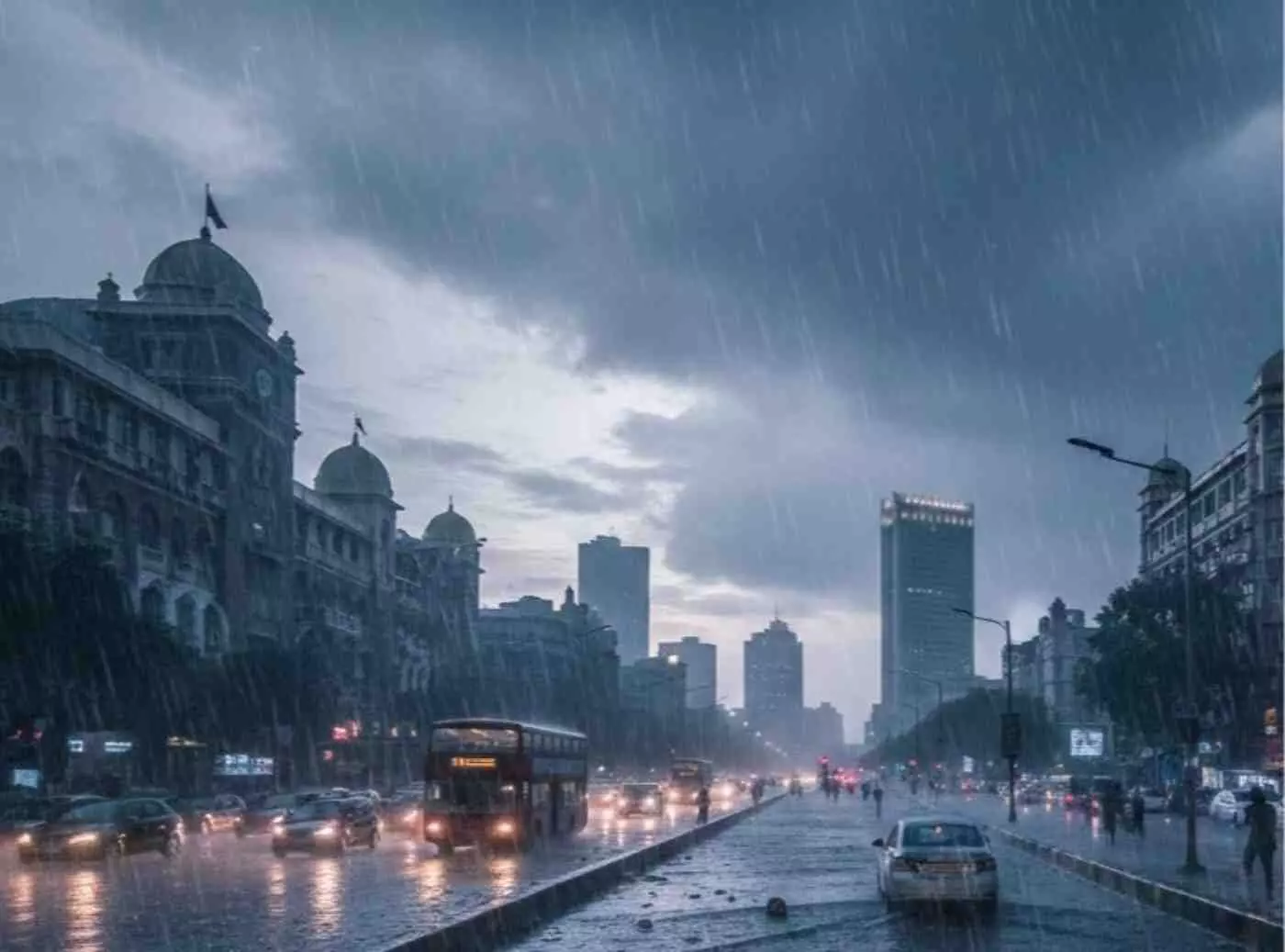 Ai generated image - Rains welcome 2026, heavy rains in Mumbai and other areas. Ai generated image - Rains welcome 2026, heavy rains in Mumbai and other areas.