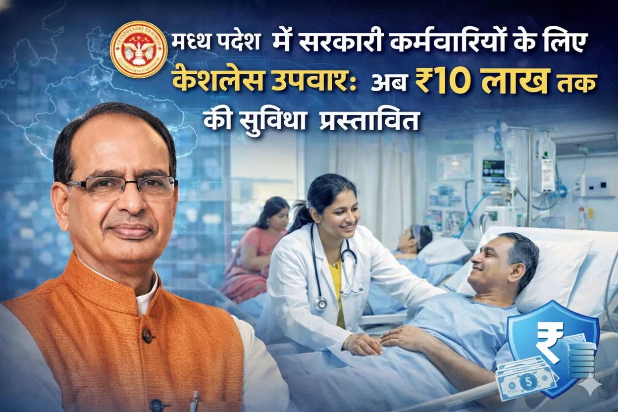 कैशलेस हेल्थ स्कीम का बड़ा दांव: क्या मध्यप्रदेश बनेगा सरकारी कर्मचारियों के लिए सबसे सुरक्षित राज्य? कैशलेस हेल्थ स्कीम का बड़ा दांव: क्या मध्यप्रदेश बनेगा सरकारी कर्मचारियों के लिए सबसे सुरक्षित राज्य?