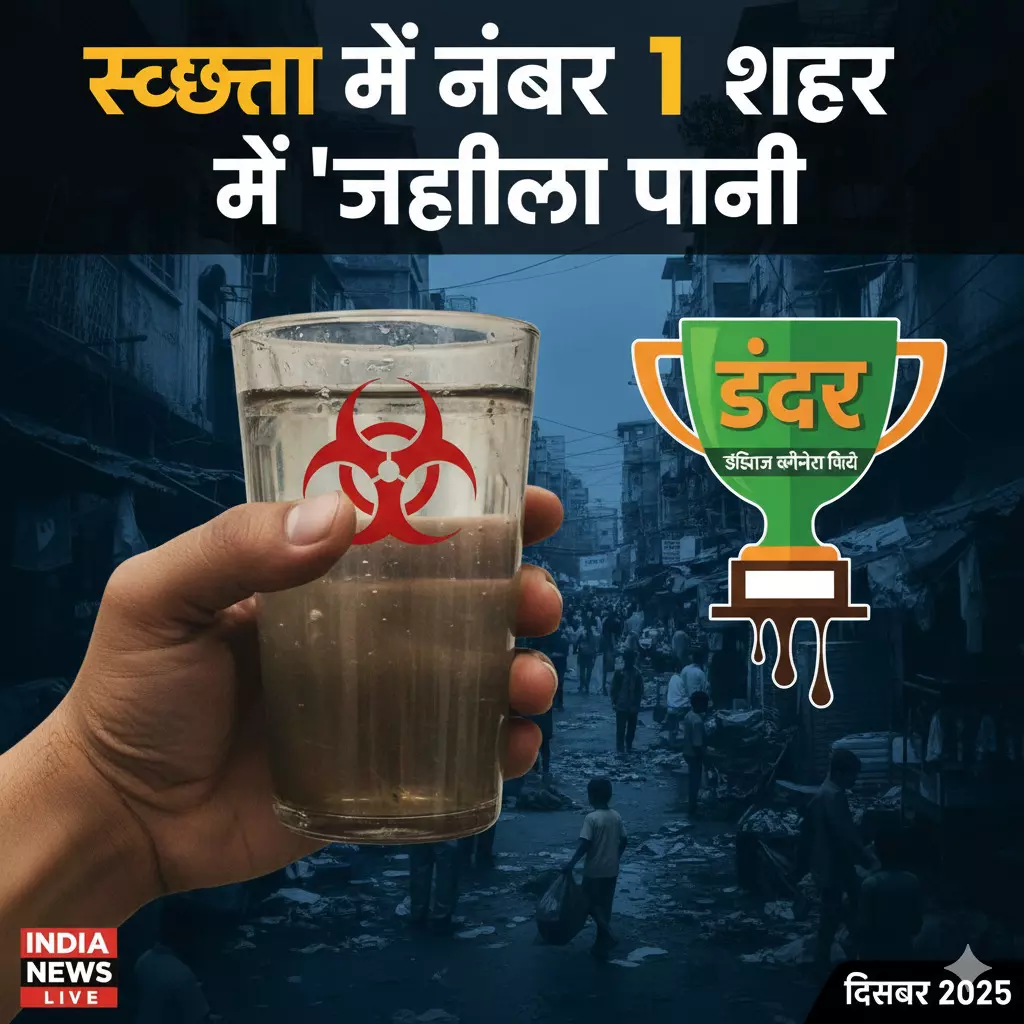 स्वच्छता में नंबर 1 शहर में ज़हरीला पानी? क्या भागीरथपुरा की मौतों के बाद जागेगा सोया हुआ प्रशासन? स्वच्छता में नंबर 1 शहर में ज़हरीला पानी? क्या भागीरथपुरा की मौतों के बाद जागेगा सोया हुआ प्रशासन?