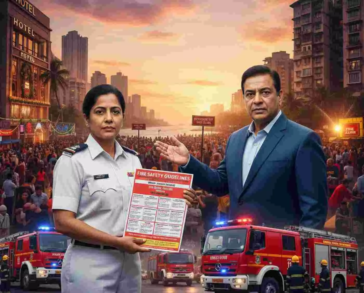 मुंबई में नए साल के जश्न पर बीएमसी का कड़ा पहरा: अग्नि सुरक्षा को लेकर प्रशासन ‘अलर्ट मोड’ पर मुंबई में नए साल के जश्न पर बीएमसी का कड़ा पहरा: अग्नि सुरक्षा को लेकर प्रशासन ‘अलर्ट मोड’ पर