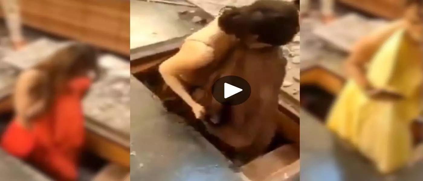 A 19-minute video was being shot in a secret room