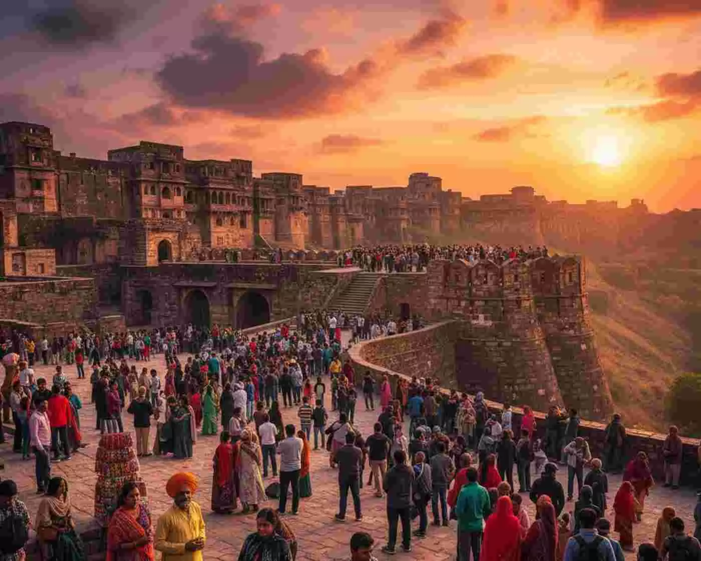 चित्तौड़गढ़: इतिहास के साये में साल की विदाई, शौर्य की धरा पर उमड़ा पर्यटकों का महाकुंभ चित्तौड़गढ़: इतिहास के साये में साल की विदाई, शौर्य की धरा पर उमड़ा पर्यटकों का महाकुंभ