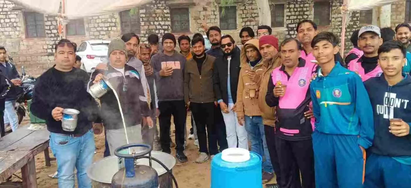 गंगापुर सिटी: विप्र परिवार ने दूधोत्सव के साथ किया नववर्ष का शंखनाद, केसरिया मिठास ने घोली सामाजिक समरसता की मिठास