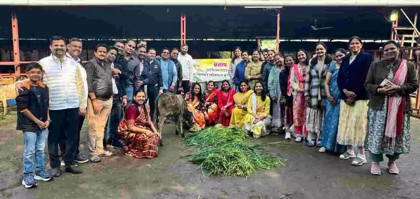 चित्तौड़गढ़: सेवा और समर्पण के साथ नूतन वर्ष का आगाज़, जैन श्वेतांबर सोशल ग्रुप ने गौशाला में जीव दया कर पेश की मिसाल चित्तौड़गढ़: सेवा और समर्पण के साथ नूतन वर्ष का आगाज़, जैन श्वेतांबर सोशल ग्रुप ने गौशाला में जीव दया कर पेश की मिसाल
