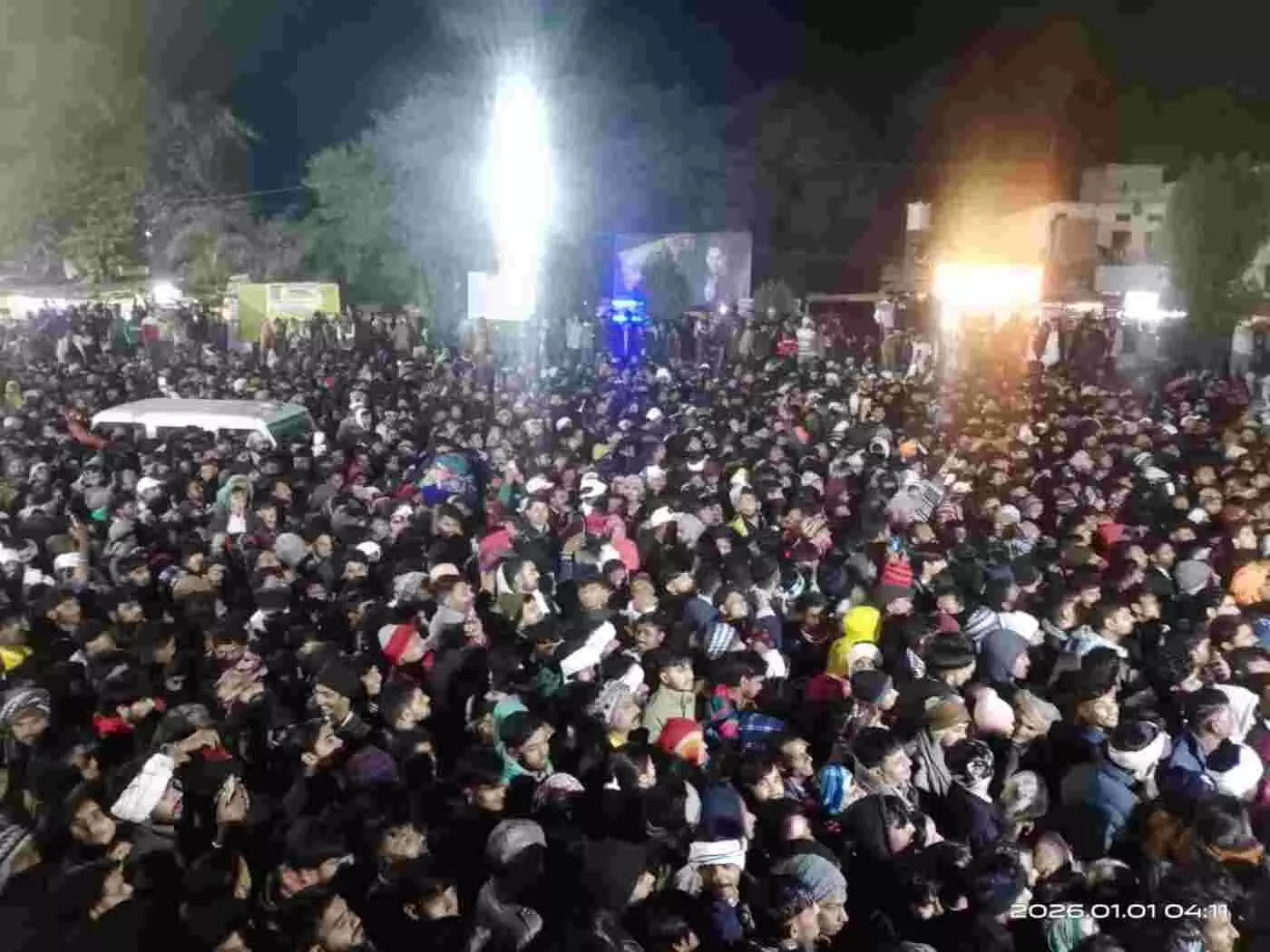 चित्तौड़गढ़: सांवलिया सेठ के दरबार में उमड़ा आस्था का सैलाब, लाखों भक्तों ने मंगला दर्शन के साथ किया नववर्ष का शंखनाद