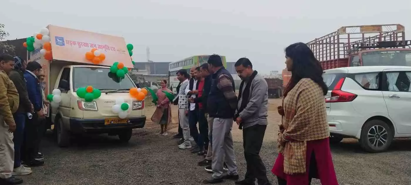 भरतपुर में राष्ट्रीय सड़क सुरक्षा माह का भव्य आगाज: सड़कों पर रफ्तार के साथ जिम्मेदारी का पाठ पढ़ाएगी सुरक्षा रथ