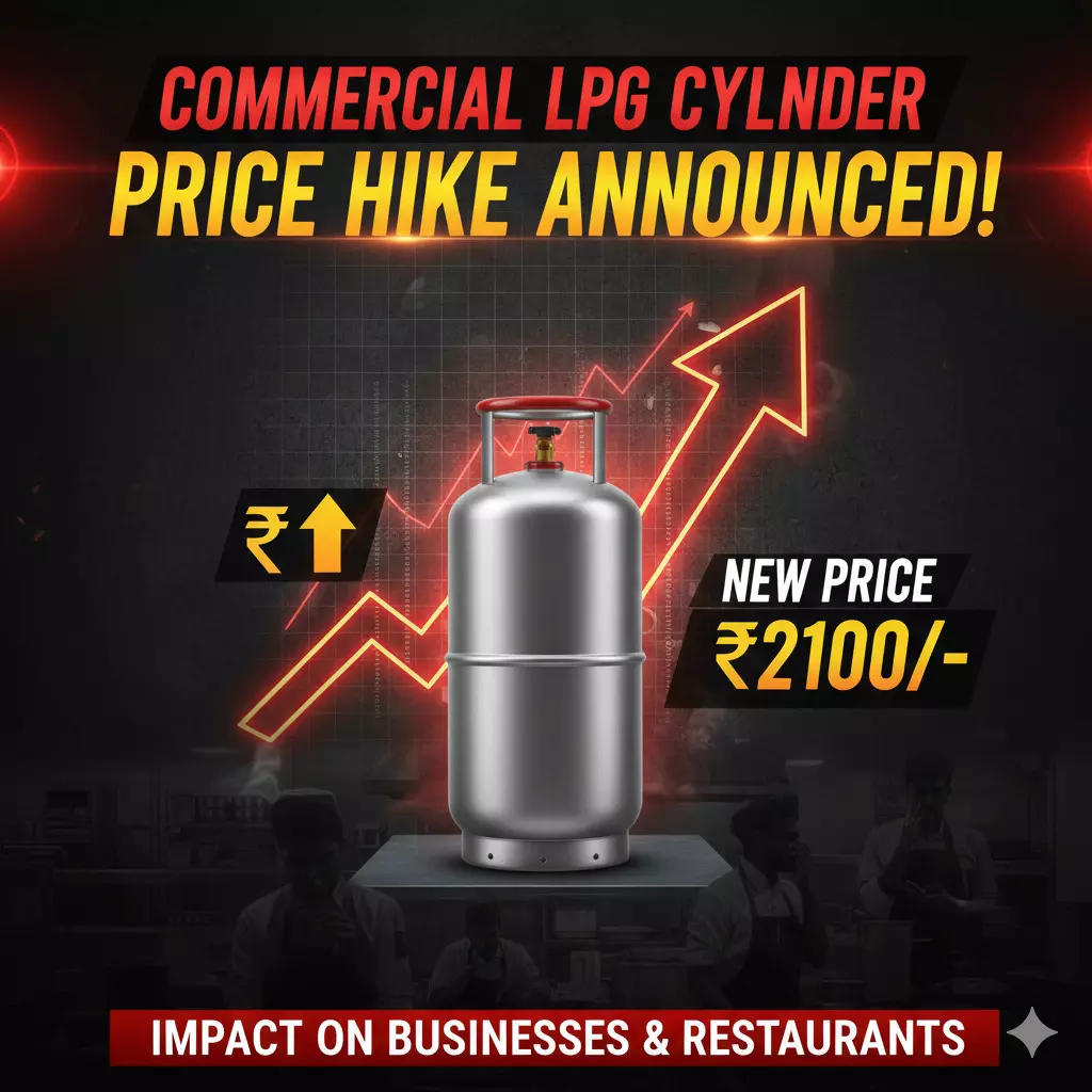 नए साल का महंगाई बम? कमर्शियल LPG के रेट में भारी इजाफा—खाने-पीने की चीजें होंगी महंगी?