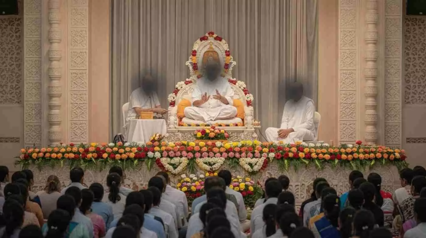 Ai generated image.सवाई माधोपुर: अर्हत मुनि ने बताए सम्मान पाने के पांच अचूक सूत्र, तेरापंथ भवन में उमड़ा जनसैलाब