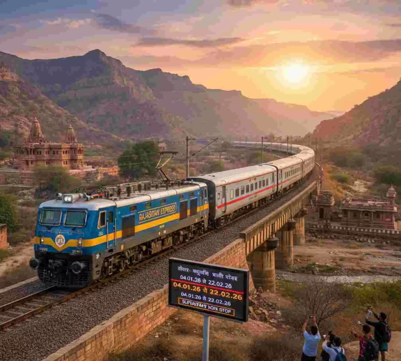 जयपुर-मुंबई रेल यात्रियों को बड़ी सौगात: जयपुर से बांद्रा टर्मिनस के बीच दौड़ेगी साप्ताहिक सुपरफास्ट नॉन-स्टॉप प्रीमियम ट्रेन
