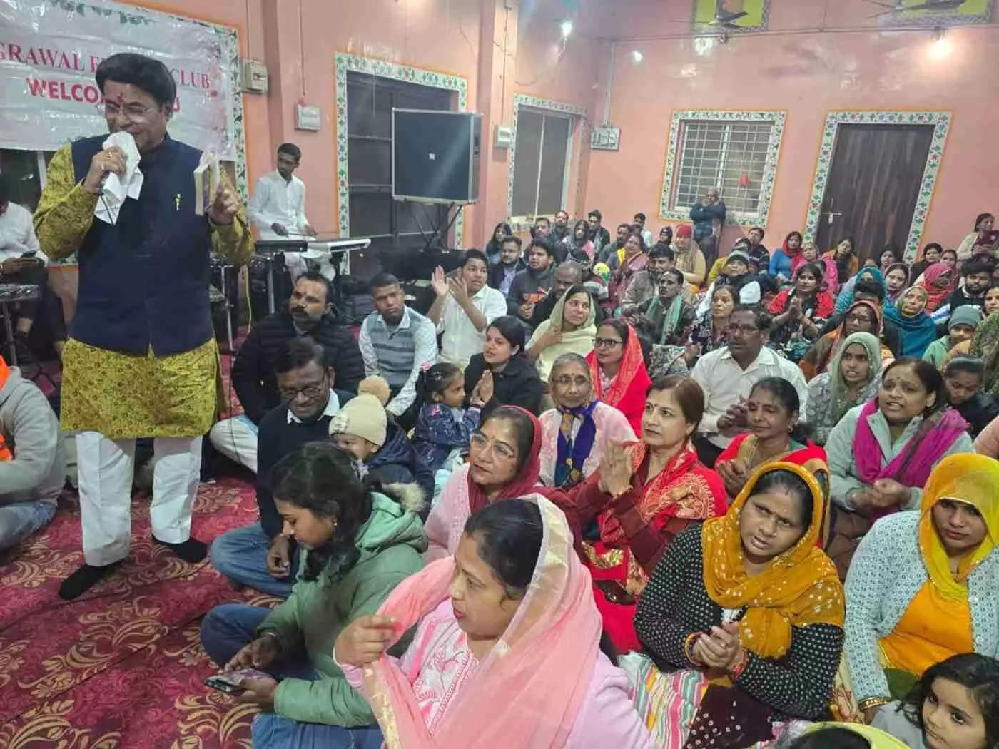 कोटा: अग्रवाल फ्रेंड्स क्लब की भजन संध्या में उमड़ा श्रद्धा का सैलाब, मन की बात सांवरे के साथ से हुआ नववर्ष का भव्य आगाज
