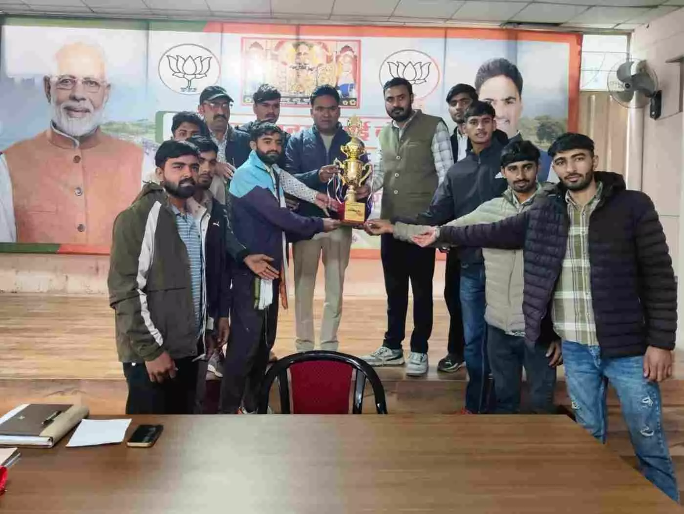 चित्तौड़गढ़: खेल ही है स्वस्थ और अनुशासित जीवन का आधार, विधायक आक्या ने किया विजेता खिलाड़ियों का अभिनंदन
