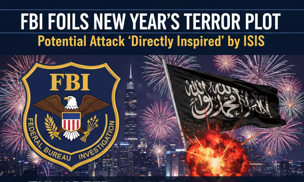 नए साल पर ISIS आतंकी हमले की साजिश! FBI ने ऐसे बचाई अमेरिका की जान नए साल पर ISIS आतंकी हमले की साजिश! FBI ने ऐसे बचाई अमेरिका की जान