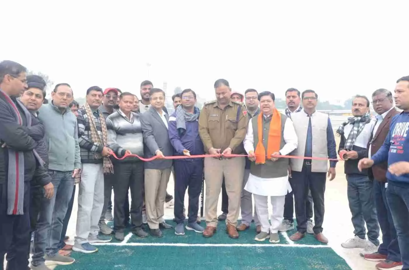 गंगापुर सिटी: GPL के 10वें सीजन का भव्य आगाज, अशोक सिंह की घातक गेंदबाजी के सामने ढेर हुई हंटर्स की टीम