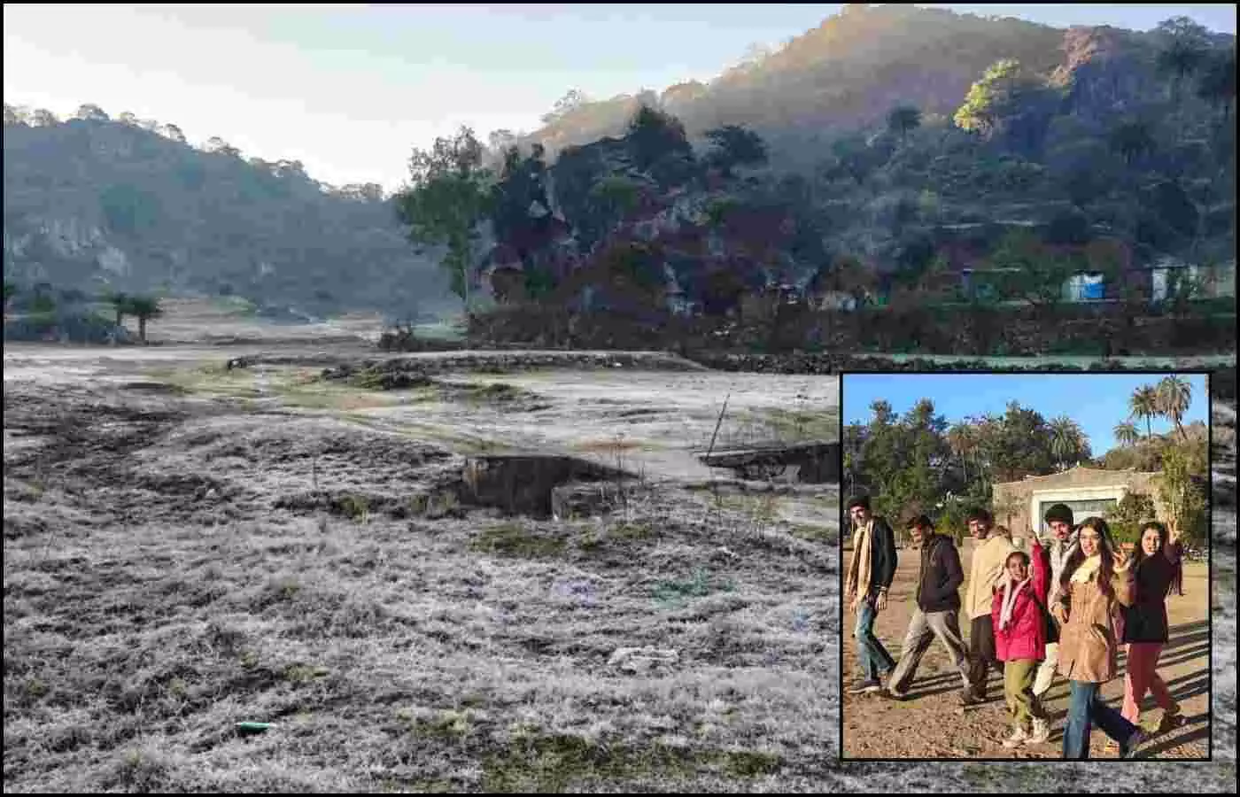 माउंट आबू में कड़ाके की ठंड का सितम: लगातार चौथे दिन जमाव बिंदु से नीचे रहा पारा, कश्मीर सा बना नज़ारा