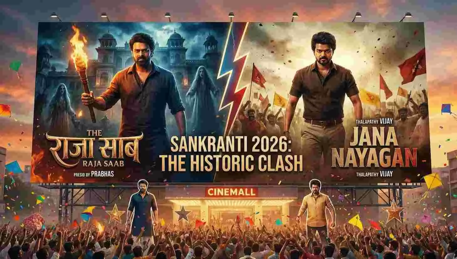 AI Generated image Will Bahubali Prabhass Raja Saab hold up against Thalapathy Vijays Jana Nayakan AI Generated image Will Bahubali Prabhass Raja Saab hold up against Thalapathy Vijays Jana Nayakan