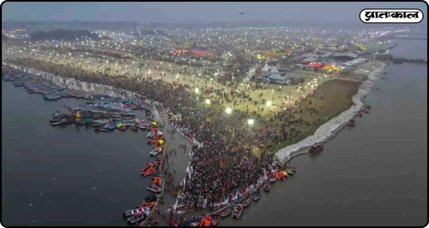 Magh Mela 2026: प्रयागराज में श्रद्धालुओं का भव्य संगम, ठिठुरती ठंड के बिच धार्मिक परंपरा का उत्सव Magh Mela 2026: प्रयागराज में श्रद्धालुओं का भव्य संगम, ठिठुरती ठंड के बिच धार्मिक परंपरा का उत्सव