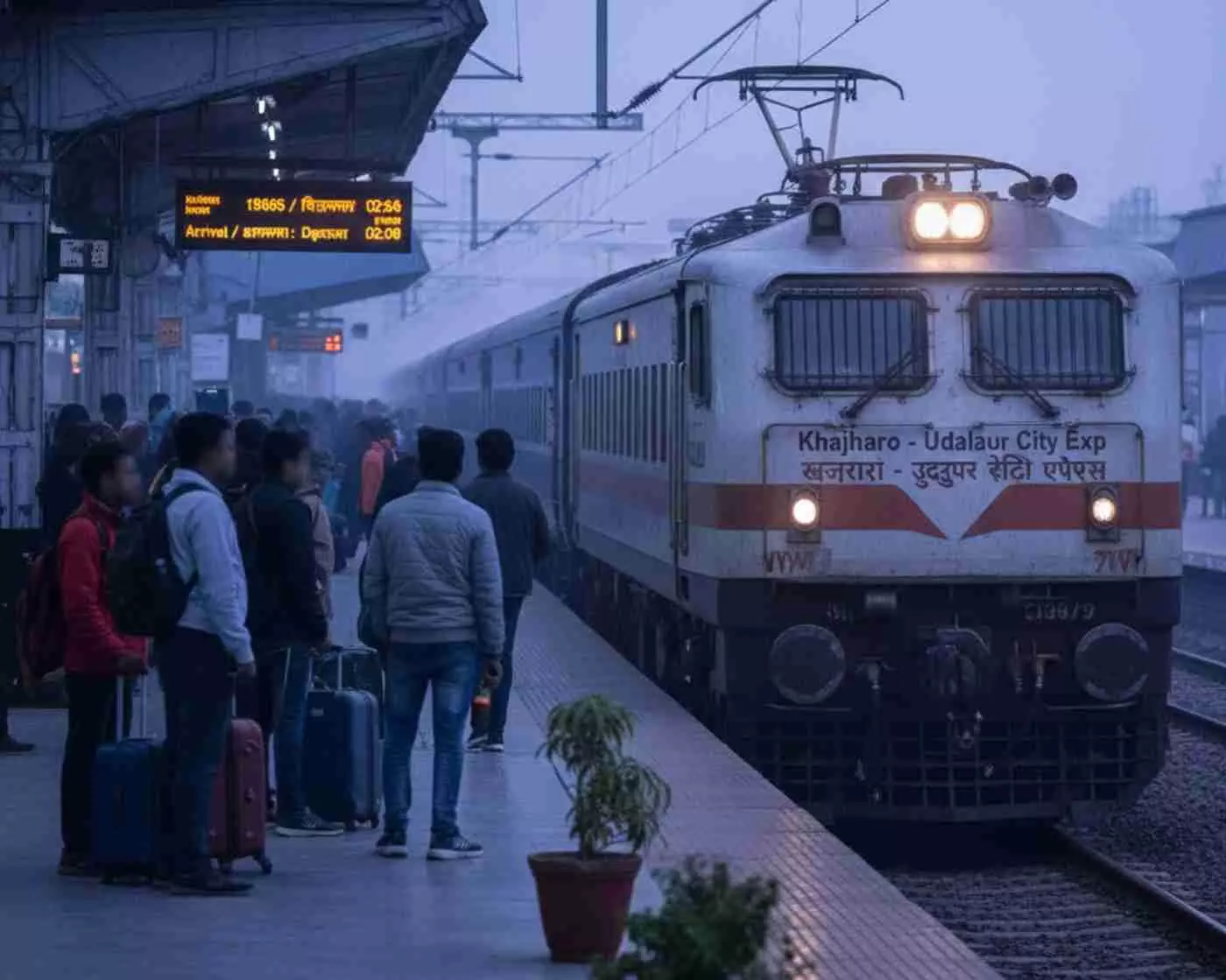 बिजयनगर स्टेशन पर अब रुकेगी खजुराहो-उदयपुर सिटी एक्सप्रेस: रेल यात्रियों के लिए बड़ी सौगात