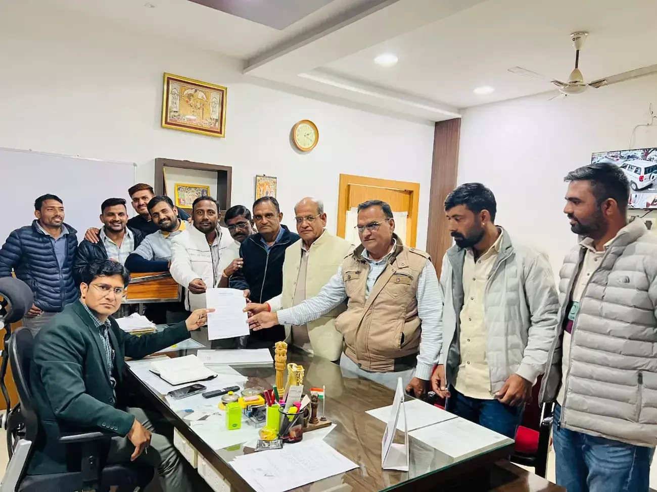 Congress strongly opposes the reorganization of wards in the Nimbahera Panchayat Samiti Congress strongly opposes the reorganization of wards in the Nimbahera Panchayat Samiti