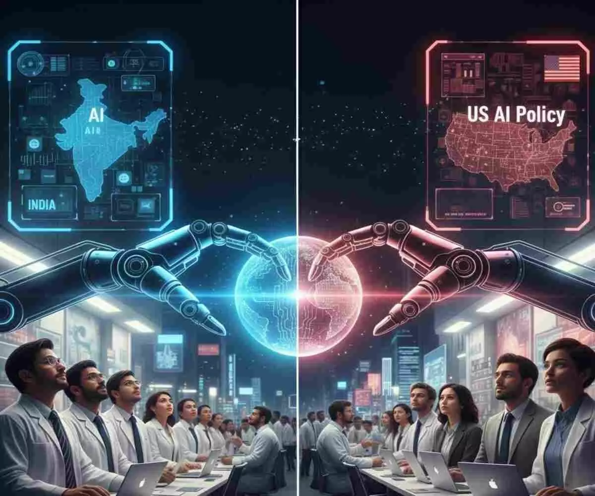 Will the new AI policies of India and America change the global technology race Will the new AI policies of India and America change the global technology race
