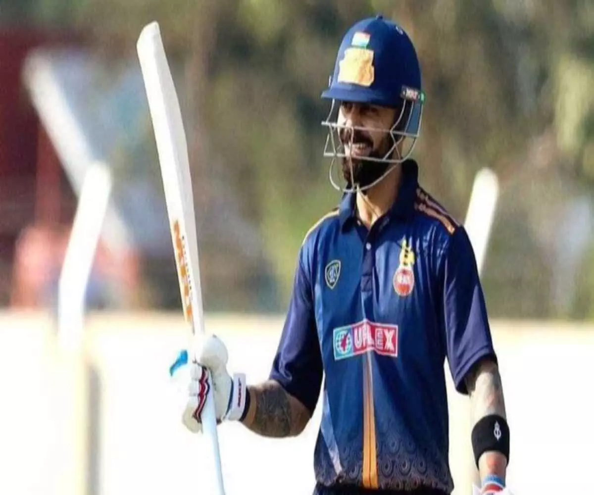 Virat stepped aside at a crucial juncture in the Vijay Hazare Trophy.