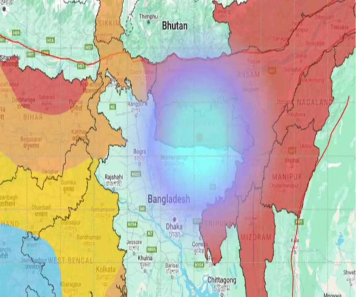 5.1 magnitude tremor in the early hours creates panic, two people injured 5.1 magnitude tremor in the early hours creates panic, two people injured