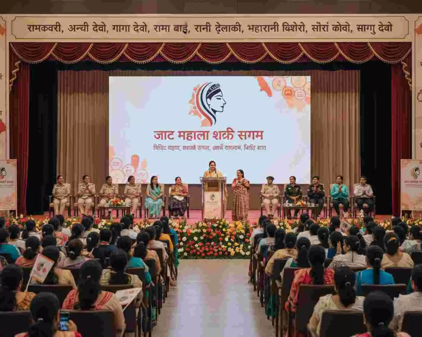 Ai generated image.जयपुर: जाट महिला शक्ति संगम के जरिए लिखा जाएगा नारी सशक्तिकरण का नया अध्याय, वसुंधरा राजे होंगी मुख्य अतिथि