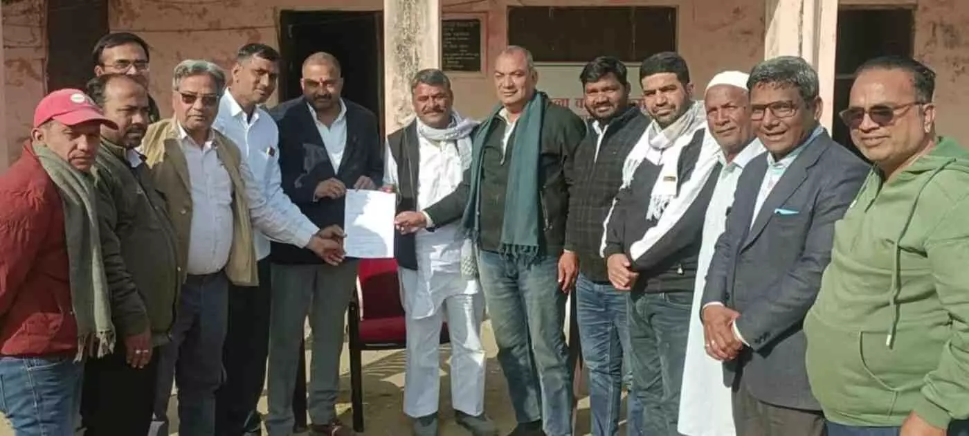 भीलवाड़ा: मतदाता सूची पुनरीक्षण में भारी गड़बड़ी, कांग्रेस सेवादल ने SDM को घेरा