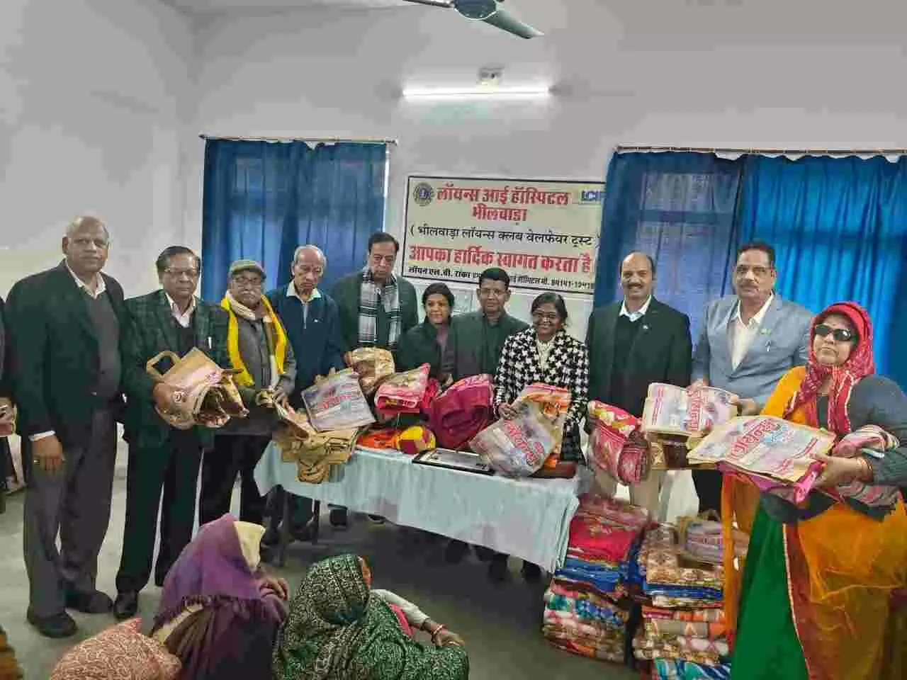 63 patients in Bhilwara found new hope, blankets were distributed to protect them from the harsh cold 63 patients in Bhilwara found new hope, blankets were distributed to protect them from the harsh cold