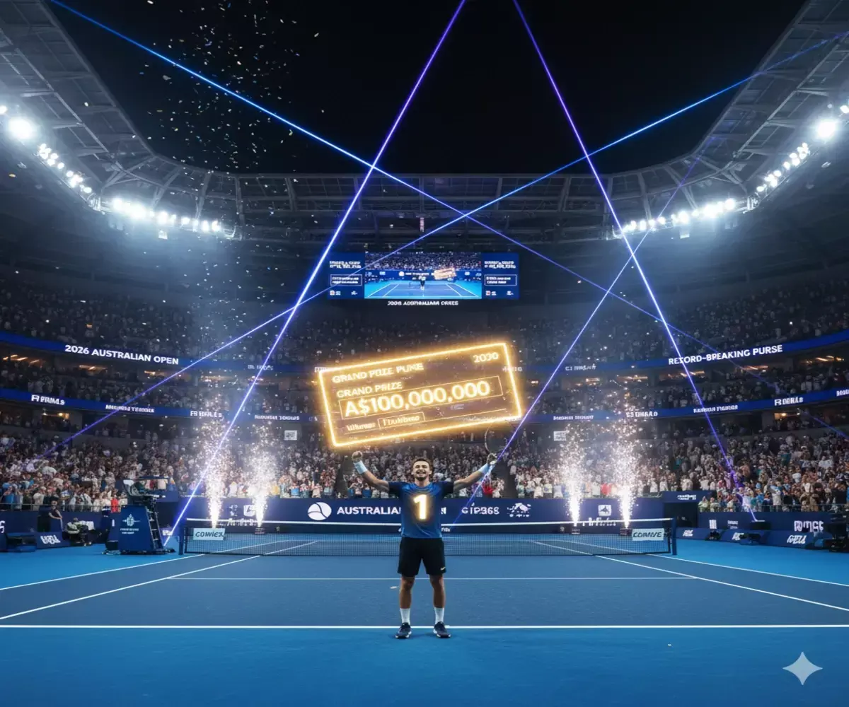 Its raining money at the Australian Open - the biggest prize in history, which player will see their fortunes change
