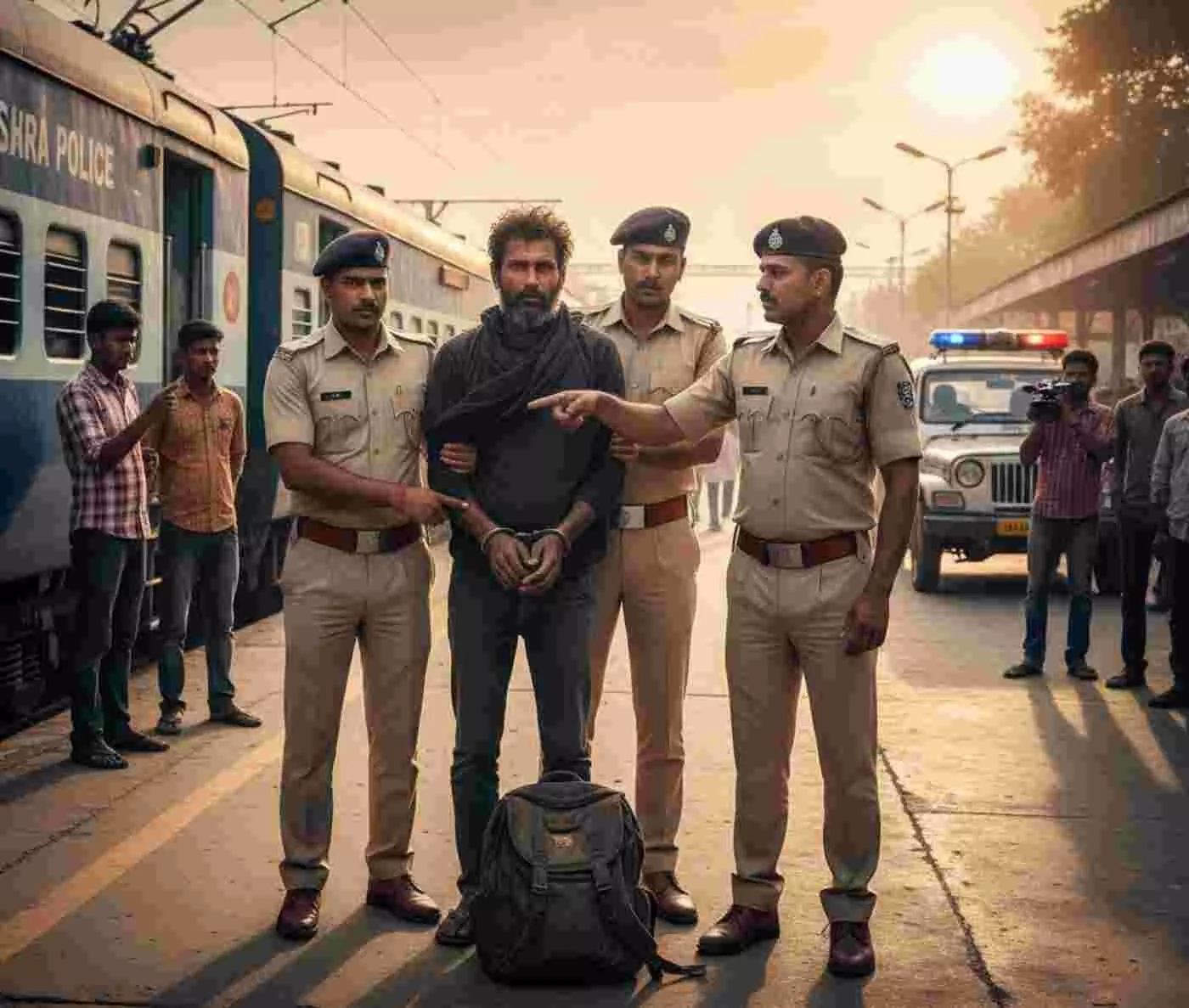 Ai generated image.भीलवाड़ा: 5 साल से खाक छान रहे 15 हजार के इनामी दरिंदे को पुलिस ने दबोचा, गैंगरेप के बाद से था फरार