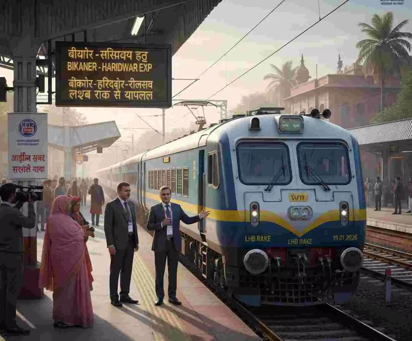 बीकानेर-हरिद्वार एक्सप्रेस अब एलएचबी कोच के साथ भरेगी रफ्तार, यात्रियों को मिलेगा आधुनिक सुखद सफर का अनुभव
