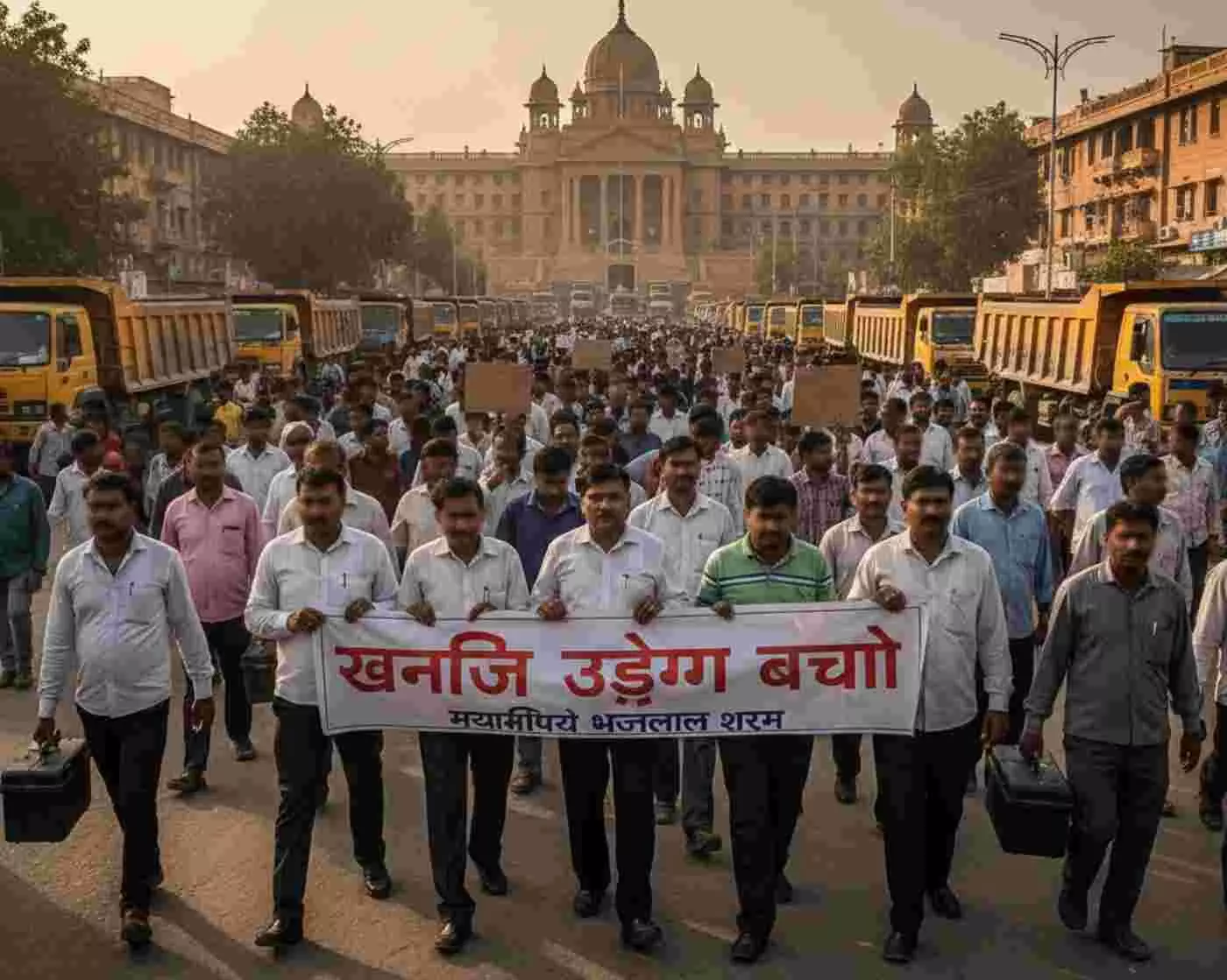 Ai generated image-ब्यावर में गहराया खनिज संकट: अस्तित्व बचाने की जंग में आज सड़क पर उतरेंगे उद्यमी Ai generated image-ब्यावर में गहराया खनिज संकट: अस्तित्व बचाने की जंग में आज सड़क पर उतरेंगे उद्यमी