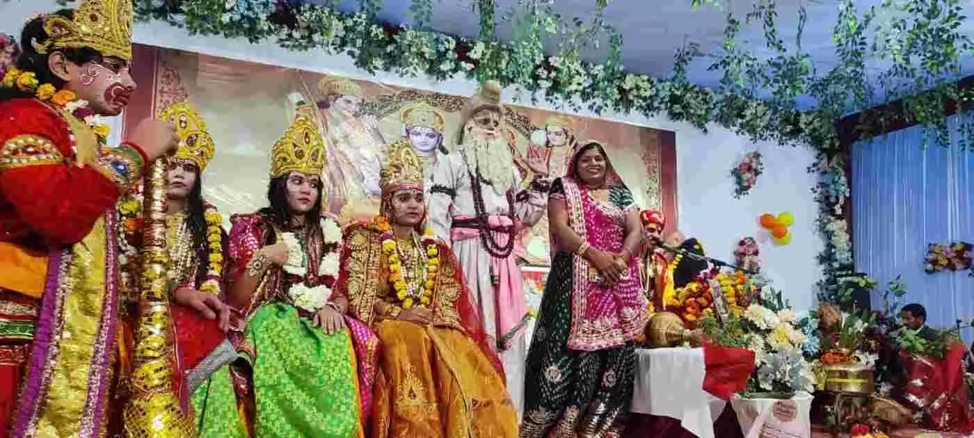 कोटा: राम राज्याभिषेक के साथ श्रीरामकथा का भव्य समापन, भक्ति के उल्लास में सराबोर हुआ राधारानी पार्क